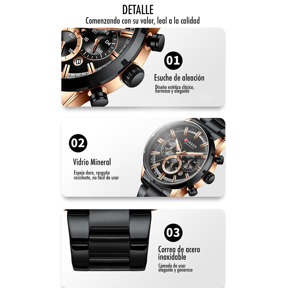 RELOJ ACERO CURRENT HOMBRE